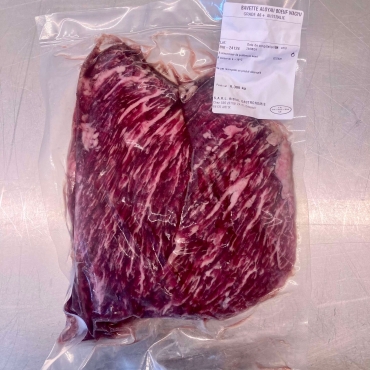 Bavette d'Aloyau de Boeuf  Wagyu grade A6+ surgelé (Au détail, Australie)